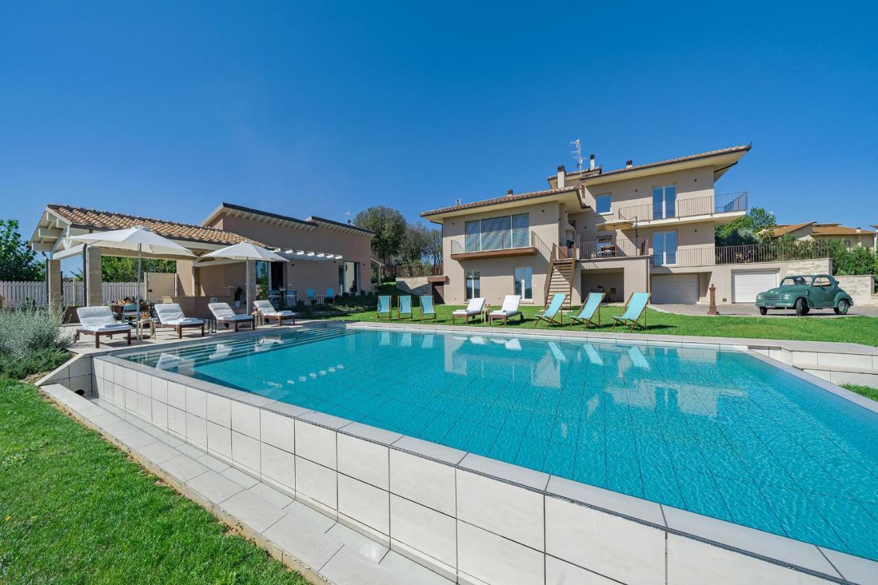 Ferienhaus Luxury Spaccasole Su Cortona - Sauna & Infinity Pool Foiano Della Chiana